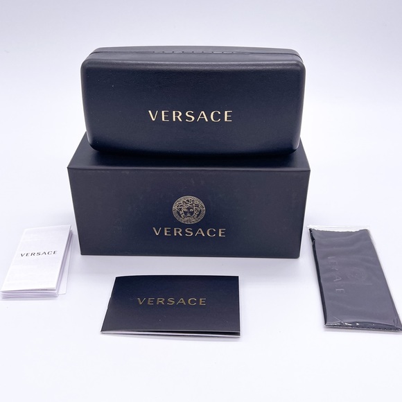 NEW VERSACE MOD 4405 GB1/87 SQUARE WOMEN SUNGLASSES VERSACE VE4405 BLACK - Picture 9 of 9